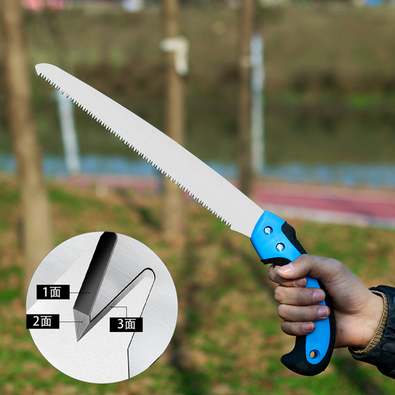 Handmade portable carpenter saw logging garden pruning tool outdoor camping garden hand saw with Plastic Handle