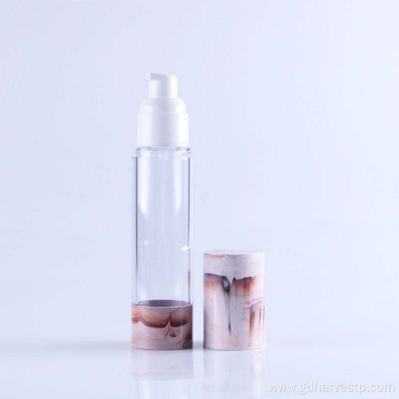 AS Material 15ml 30ml White Airless Pump Bottle