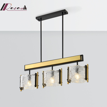 European Traditional Chandelier - Custom Glass Pendant Lights for Villa and Restaurant
