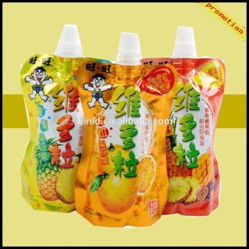 printing 250g plastic fruit spout pouch