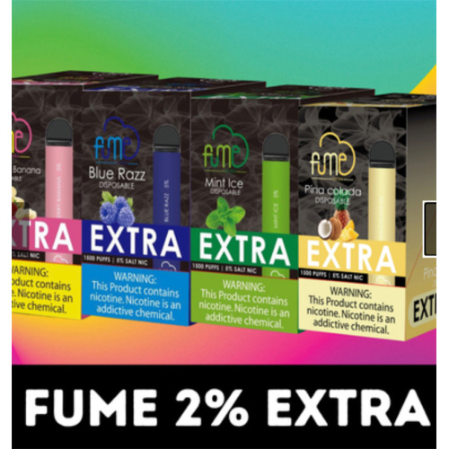 Fume Extra 1500 Puffs OEM使い捨てホットセール