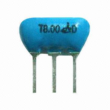 Leaded Small Type Ceramic Resonator with Built-in Capacitor for Mobile Control