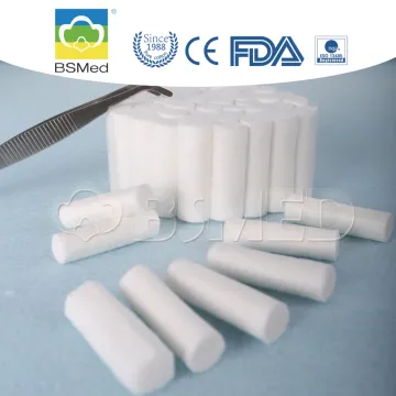Bleached Noil Dental Cotton Wool Rolls