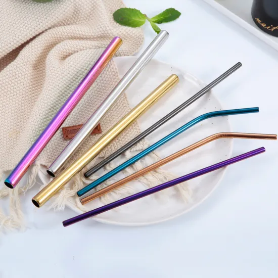 Stainless Steel Straws Drinking Straws Milk Tea Straws