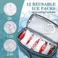 Outdoor refrigerator large capacity backpack bento bag