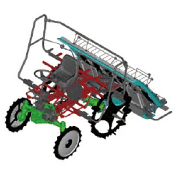 Walking Rice Rice Transplanter