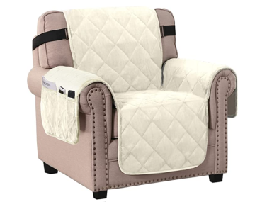 Thick Velvet Armchair Cover