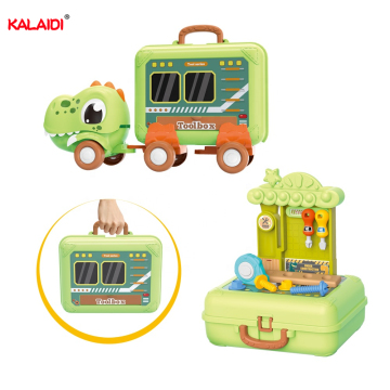 Popular Dinosaur-themed Truck Deformation Workshop Repair Kit: An Educational Game & Pretend Play Toy Set