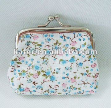 carry-on coin purse bag for lady little flower