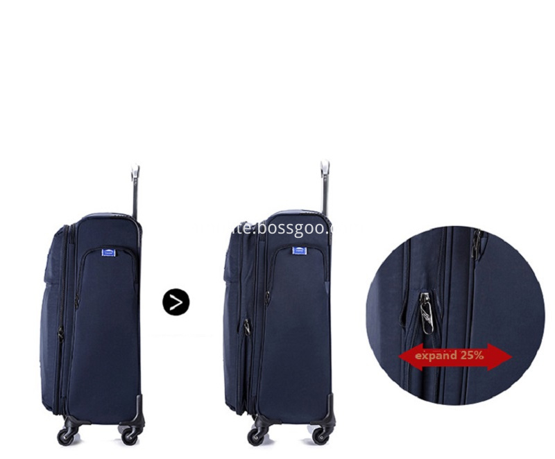 Expendable nylon luggage