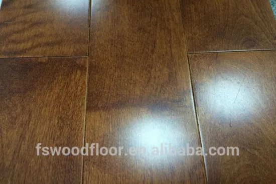 smooth maple solid timber flooring