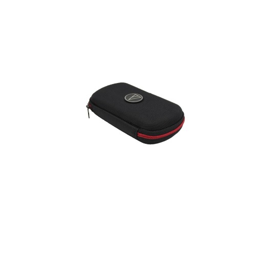 Creative rubber rectangle durable nylon earphone carrying case