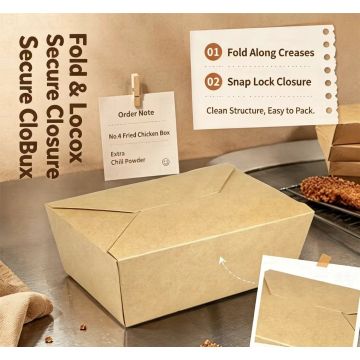 Makanan Kraft Ambil Makan Tengah Hari Ambil Kertas Cepat