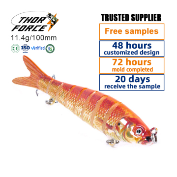 THORFORCE Custom 100mm 14.3g Hard Body Bait for Bass Fishing