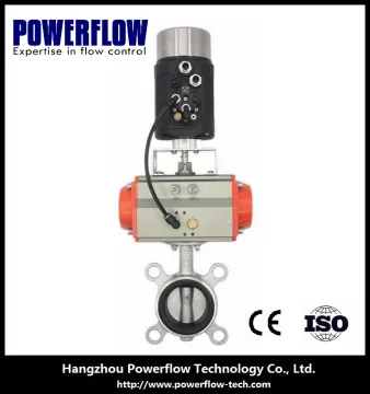 withintelligent positioner butterfly control valve