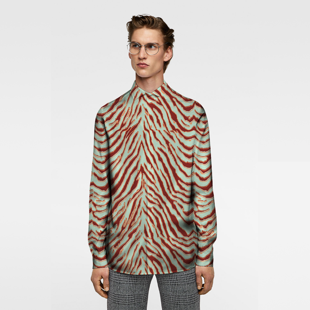 Digital Textile Gentleman Printing