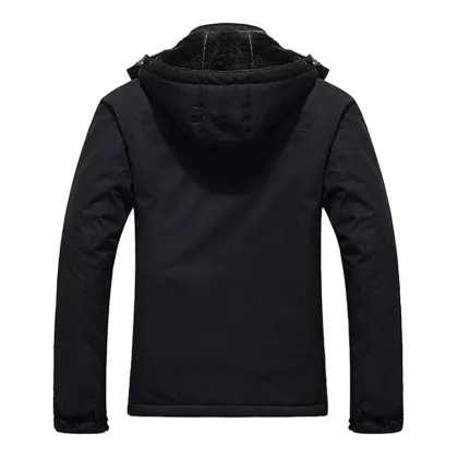 Waterproof Mens Black Ski Coat For Sale