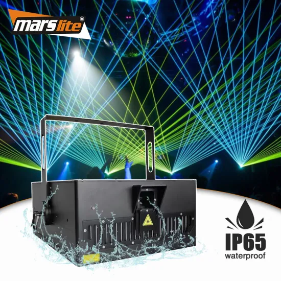 Wholesale Waterproof 30W Laser Light Show System with Full Color Sky Beam Projection - IP65, 40kpps Animation