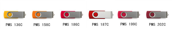 different colors usb flash drive
