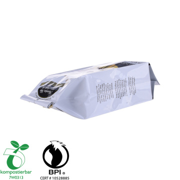 Bolsa de plástico de 500 g con refugio lateral para café