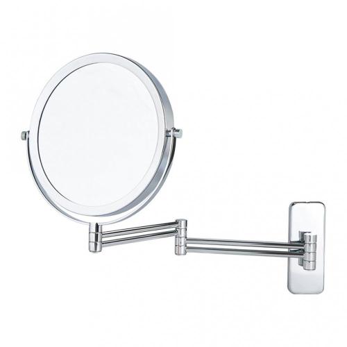 Four-arms magnifying extending wall mirror