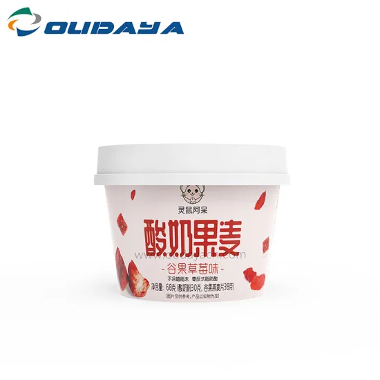 pp injection plastic cup with aluminum foil lid
