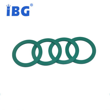 Green Color FKM Flat Ring Rubber Gasket