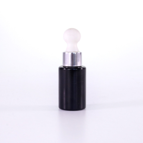 10Ml Essential Oil Bottles Black essential oil bottles with white rubber bulb Factory