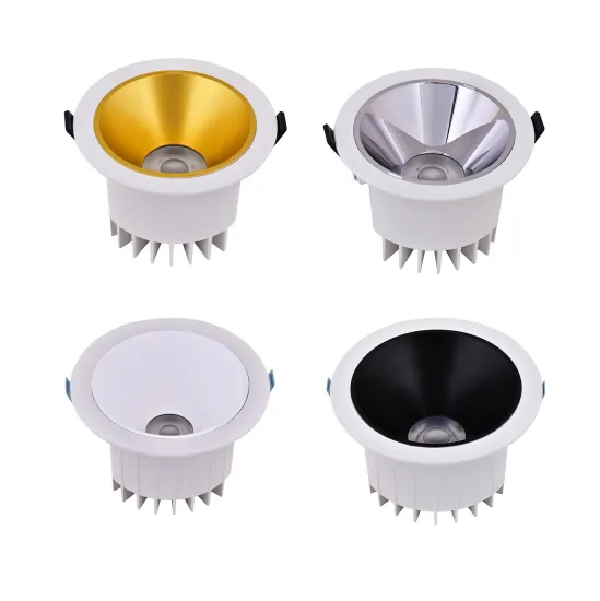 IP65 Recessed Lighting Downlight - 10W/20W/30W/40W Deep Anti-Glare Outdoor Waterproof Bathroom Fixture