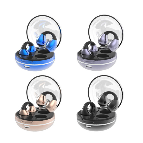 Ear Clip TWS Earbuds with Mental Aluminum Base