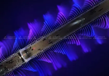 Bridge Dancing Music Fountain