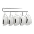 10 hook under shelf cup mug holder rack