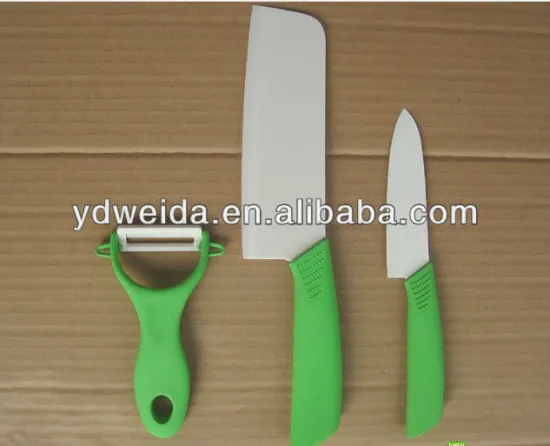 3 pcs ceramic knife set