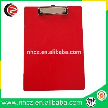 Red A4 Wood Clipboard with Clip
