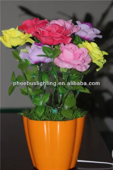 led flower pot for home decoration