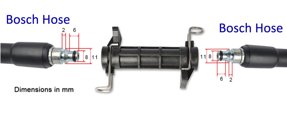 Max 4000 psi 50ft yüksek basınçlı güç yıkayıcı hortumu