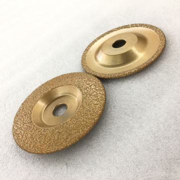 100mm Brazed Diamond Grinding Disc – 16mm Bore, 220g, 30/35 & 40/45 Grit for Cast Iron Rough & Semi-Rough Grinding
