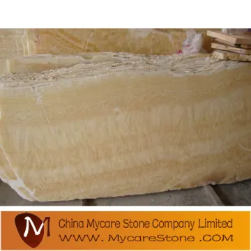 Honey onyx slab
