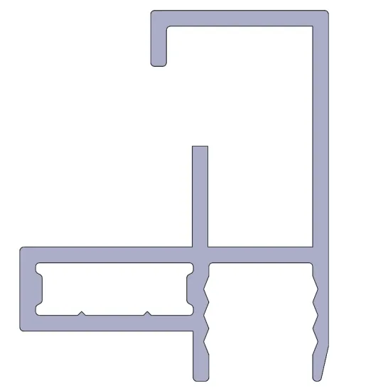 Sunrise tile right Aluminum Frame-423