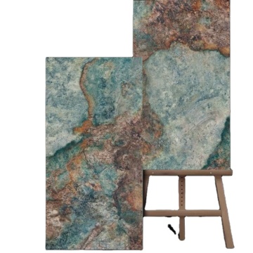 Green Luxury Polished Glazed Porcelain Tile for Living Room Flooring