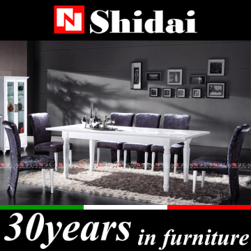 Modern wooden extendable dining table /new model pictures of dining table chair / high gloss dining table A-30