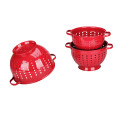 Elegant Red Vegetables Stainless Steel Colander