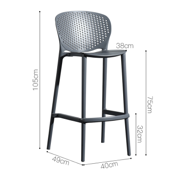 Adjustable Stainless Steel Leather Swivel Bar Stool for Commercial Furniture Projects
