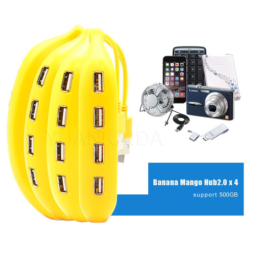 Banana 4 port usb hub