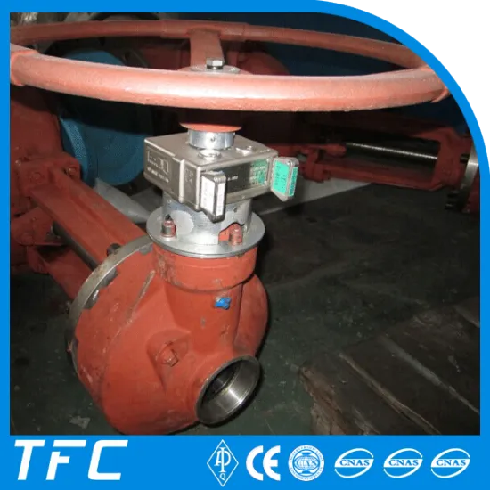 24 inch 150lb mechanical interlock manual gate valve interlock