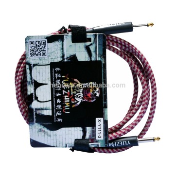 X-FD-3B/6B/10B Flexible Braided Wire EQ Guitar Use Guitar Cable