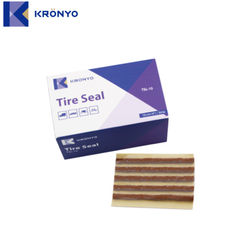 Sceau de pneu 10cmx5strips (4 pouces) Brun pour réparation de pneus