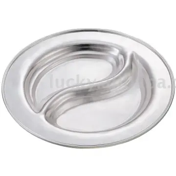 Silver plated S shape plate