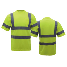 Polyester Safety T-shirt with collar