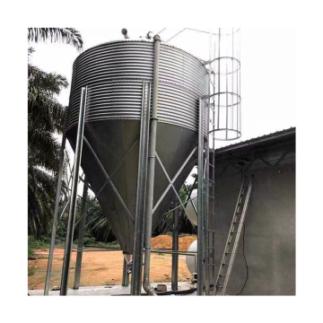 Tong Penyimpanan Silo Feed Galvanized untuk Ladang Ayam